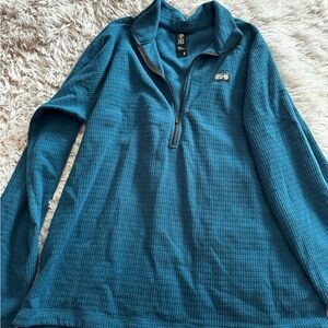 Mountain Hardwear Men's Teal Crewneck Sweater